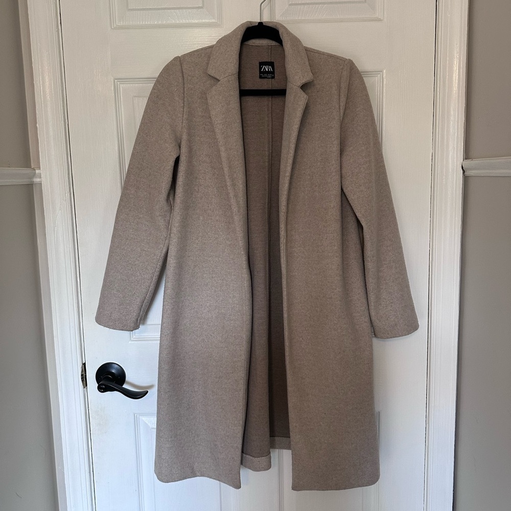 Zara Wool Trench Coat